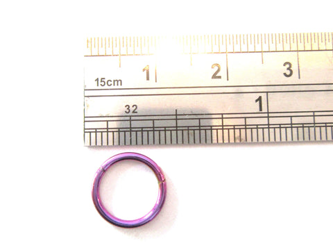 Daith Jewelry for Migraines Purple Hinged Hoop 16g Choose Diameter - I Love My Piercings!