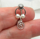 14G Swirl VCH Jewelry Clit Hood Ring