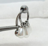 14G Pearl Teardrop VCH Jewelry Clit Hood Ring