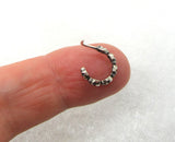 20G Skulls Nose Ring Stud Nose Hoop Nose Jewelry Nose Piercing L shape nose hoop Skull Jewelry 20 gauge Nostril jewelry - I Love My Piercings!