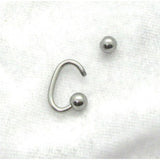 14G 16G 18G Clitoral Clitorial Clit Hood Bar VCH Vertical Surgical Steel Balls Dangle Barbell VCH Ring 14 gauge 16 gauge 18 gauge - I Love My Piercings!