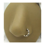 20G Skulls Nose Ring Stud Nose Hoop Nose Jewelry Nose Piercing L shape nose hoop Skull Jewelry 20 gauge Nostril jewelry - I Love My Piercings!