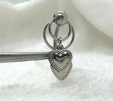 14G Heart VCH Jewelry Clit Hood Ring