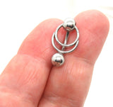 14G Double Hoop VCH Jewelry Clit Hood Ring