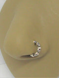 20G Skulls Nose Ring Stud Nose Hoop Nose Jewelry Nose Piercing L shape nose hoop Skull Jewelry 20 gauge Nostril jewelry