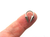 16G 14G Spiked Septum Ring Hoop Spikes Long Spikes Septum Hoop Surgical Steel 8mm 10mm Diameter 16g 14G Septum Jewelry Nose Jewelry Hoops - I Love My Piercings!