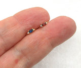 20G Gold Nose Ring Nose Hoop CZ Nose Ring 20 gauge Nose Jewelry Nostril Ring 8mm nose ring Surgical Steel - I Love My Piercings!