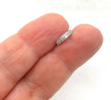 Diamond Clear Crystal Nose Jewelry Nose Ring Hoop 20g 20 gauge Gem Nose Ring Nose Hoop 8mm Diameter Nostril Nose Stud - I Love My Piercings!