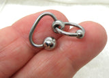 Slave Oval 14G Surgical Steel VCH HCH Piercing Barbell Ring – Clit Hood Jewelry - I Love My Piercings!