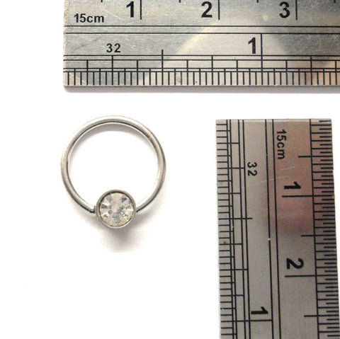 Surgical Steel Clear Crystal CZ Inner Outer Labia VCH Jewelry 16g 14g - I Love My Piercings!