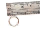 Stainless Steel Easy to Use Segment Side Lip Labret Hoop Ring 14 gauge 14g 10mm - I Love My Piercings!