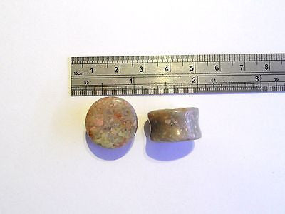 New Pair JASPER STONE Double Flare Ear Plugs 3/4" inch - I Love My Piercings!