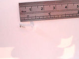 Plastic Flexible Monroe Top Lip Ring Stud Post Clear Crystal 16 gauge 16g - I Love My Piercings!