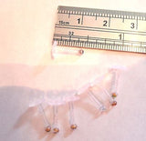 Bioplast Lip Monroe Tragus Helix Studs Rings No Metal Crystal Gem 16 gauge 16g - I Love My Piercings!