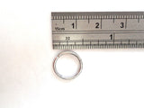 Stainless Steel Easy to Use Segment Side Lip Labret Hoop Ring 16 gauge 16g 10mm - I Love My Piercings!