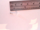 Plastic Flexible Monroe Top Lip Ring Stud Post Clear CZ Crystal 16 gauge 16g - I Love My Piercings!