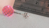 Pink Shimmer Waves Crystal Ball Barbell VCH Clit Clitoral Hood Ring 14 gauge - I Love My Piercings!