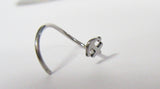 Surgical Steel Anchor Hoop Nose Ring Thin Jewelry 20 gauge 20g 8mm diameter - I Love My Piercings!