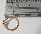 18k Gold Plated Anchor Seamless Ear Cartilage Hoop Ring 20 gauge 20g - I Love My Piercings!