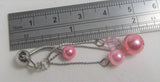 Pink Pearl Dangle VCH Vertical Clit Clitoral Hood Ring 14 gauge 14g - I Love My Piercings!