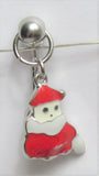 Surgical Steel Christmas Santa Snowman Curved Barbell VCH Clit Clitoral Hood Ring 14 gauge 14g - I Love My Piercings!