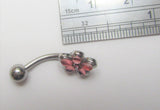 Surgical Steel Pink Daisy Flower VCH Clitoral Cit Hood 14 gauge 14g - I Love My Piercings!