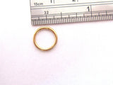 Daith Piercing Gold Hinged Hoop for Migraines 16g 8 mm or 10 mm - I Love My Piercings!