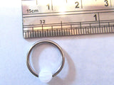 Daith Jewelry for Migraines Striped Bead Hoop Choose Gauge Color Diameter - I Love My Piercings!