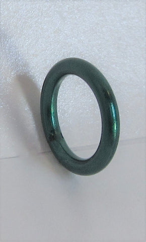 Deep Green Titanium Seamless Belly Hoop Ring 14 gauge 14g