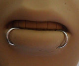 Surgical Steel SNAKE BITES Lip Hoops Rings 16g 16 gauge 8mm Diameter - I Love My Piercings!