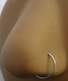 Surgical Steel Silver Nose Hoop Captive Ring 20 gauge 20g 10mm diameter - I Love My Piercings!