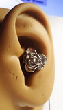 Large Surgical Steel Flower Rose Barbell Stud Conch Helix Cartilage 16 gauge 16g - I Love My Piercings!