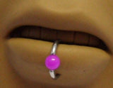 7 Labret Bottom Captives Lip Rings 14 gauge 14g 10mm - I Love My Piercings!