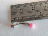 Surgical Steel Pink Opal VCH Clit Clitoral Hood Piercing Jewelry 14 gauge - I Love My Piercings!