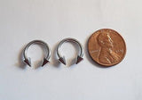 Surgical Steel Horseshoes Spiked Spikes Snake Bites Lip Rings 14 gauge 14g - I Love My Piercings!