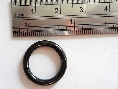 Black Titanium Hoop Segment Ring 8 gauge 8g 1/2 inch 12mm diameter - I Love My Piercings!