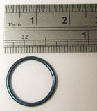 Blue Titanium Seamless Conch Hoop Ring Loose Fit 16 gauge 16g 12 mm Diameter - I Love My Piercings!