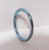 Light Blue Titanium Seamless Conch Hoop Ring Loose Fit 16 gauge 12 mm Diameter - I Love My Piercings!