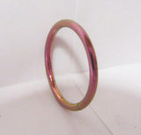 Purple Titanium Seamless Conch Hoop Ring Loose Fit 16 gauge 16g 12 mm Diameter